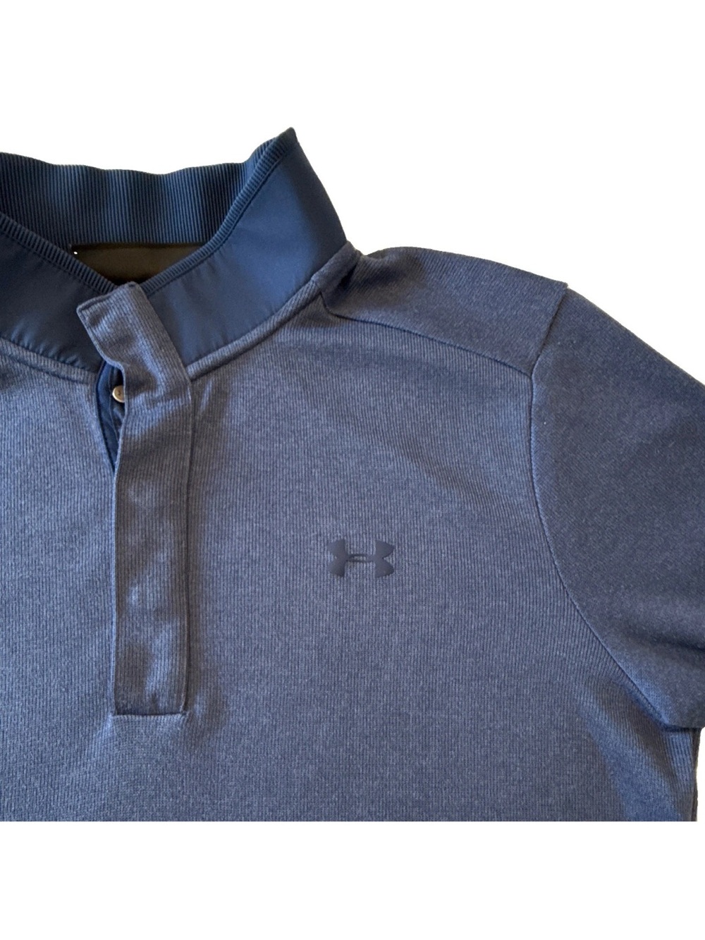Under Armour ColdGear Men’s L Blue Long Sleeve Pullover Sweatshirt
